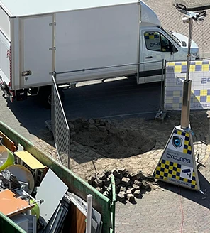 Herbruikbare materialen gesorteerd