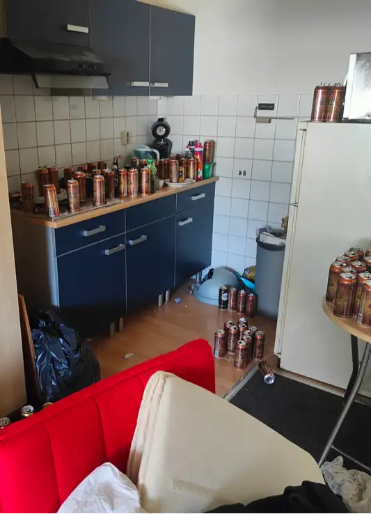 Vervuilde keuken